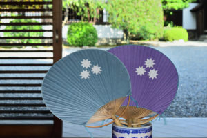 団扇の子はうばうに風送りけり