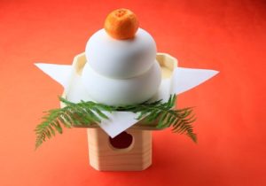 絵心や真上から見る鏡餅